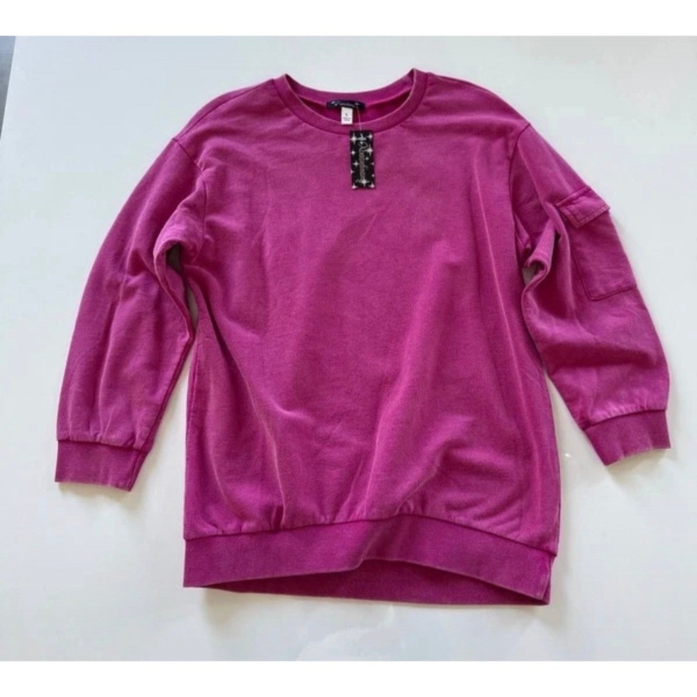 Xtraordinary Cargo Pocket Sweatshirt Big kids Large Magenta NWT Utility Cotton